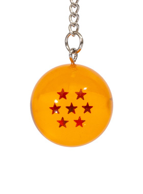 神龙手办 橙色龙珠钥匙扣 2.7CM 七龙珠树脂球亚克力球龙珠手办