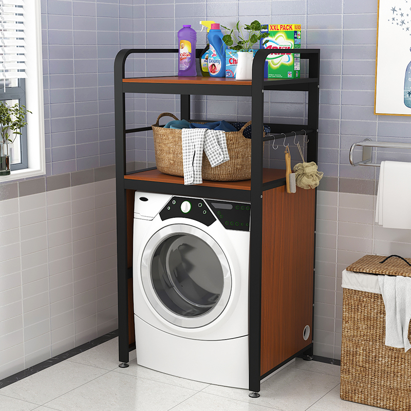 洗衣机置物架烘干机洗碗机双层省空间落地叠放架