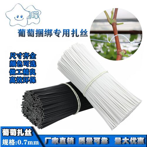 葡萄扎丝绑丝,葡萄绑枝扎丝 0.7圆/扁12cm 1万根 2件包邮绑葡萄