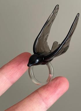 旷野之鸟飞鸟戒指高级感精致独特