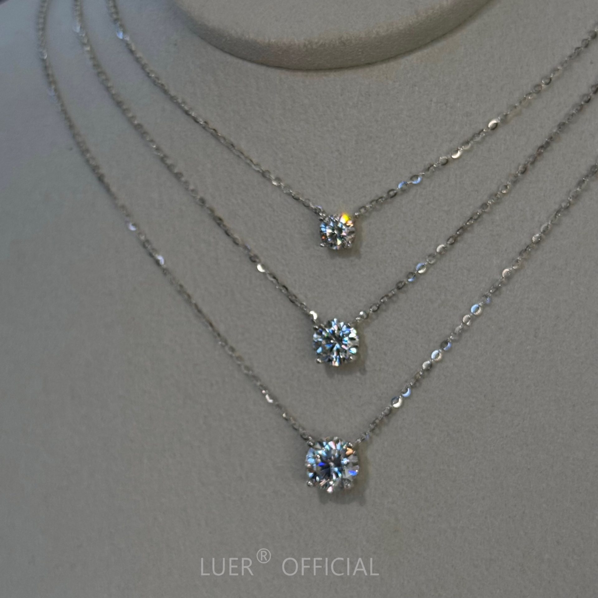 S925银赵露思同款鼻屎钻项链小众