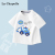[100% Cotton]Mini Excavator Ready to Roll / White