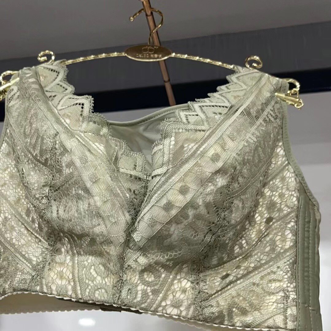 傲雪棋银纤维内衣c4-1109薄款全包抹胸聚拢收副乳大胸显小文胸