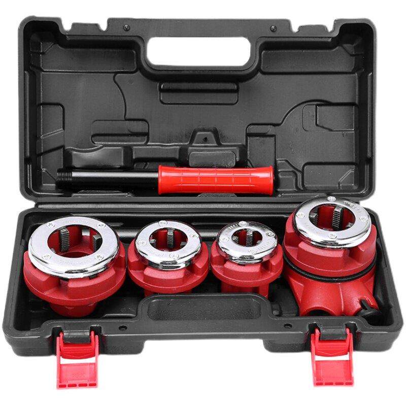 秋雁手动小型套丝机手持式镀锌管板牙水管绞板轻型消防管套丝工具,五金/工具,电动套丝机,淘宝优惠券,粉丝福利购,淘宝优惠卷