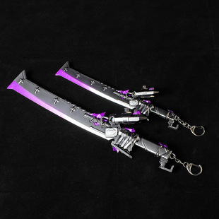 30厘米和平精英火焰刀游戏周边兵器刀模金属玩具武器合金模型摆件