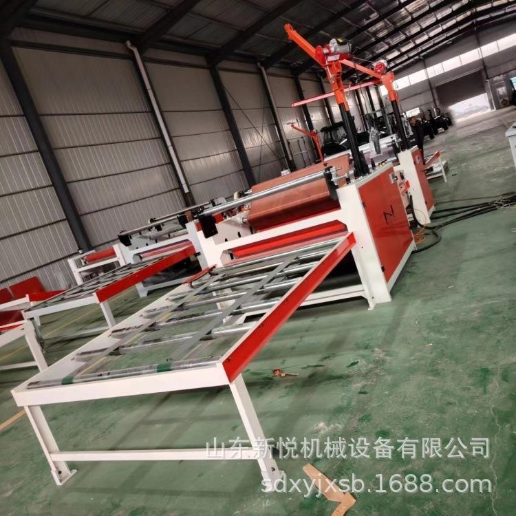 大XY-fm130材pcv热熔胶自平贴机 全动木石饰面贴面机 板膏板木饰