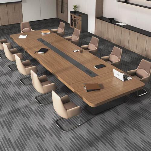 大型会2233桌长桌议简约现公家具室桌椅组桌合长方公形接待条桌