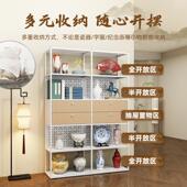 博古架式 B茶柜茶具摆件收 茶叶展柜茶架子古玩中物置架茶室202403