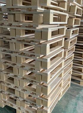 托上海车厂家定 制盘实木熏蒸木HHV盘垫仓板欧标托蒸卡板木栈板叉