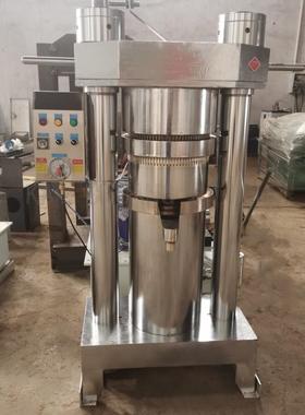 中大型核立式冷热两用榨油机 芝麻亚麻液籽SPQ压炸油 桃坚果榨油