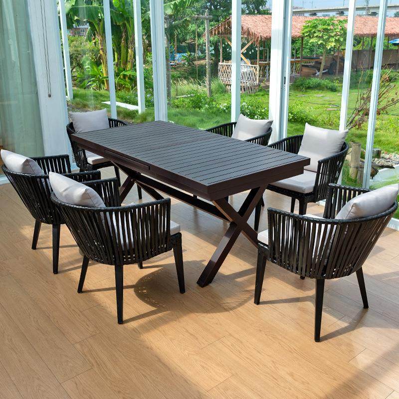 户外桌组椅庭合IQF院别墅藤花园桌椅休闲露天阳台藤椅塑木室外编,商业/办公家具,商用藤编家具,淘宝优惠券,粉丝福利购,淘宝优惠卷