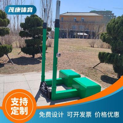 羽毛网架便捷式排球网0100多用比架赛球气可移动网柱标准排球网架
