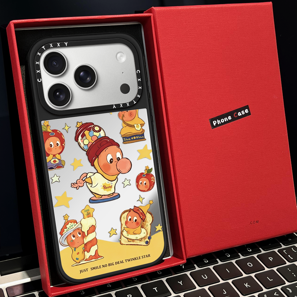 【C家】牛角包星星小孩扭蛋磁吸MagSafe适用苹果17/16proMax手机壳iPhone15防摔16pro保护套13/14p镜面17Air