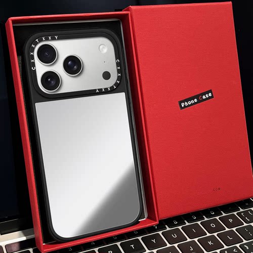 C家联名纯色单壳留言图案磁吸MagSafe适用苹果17/18proMax手机壳iPhone15防摔16pro保护套13/14p镜面17pro