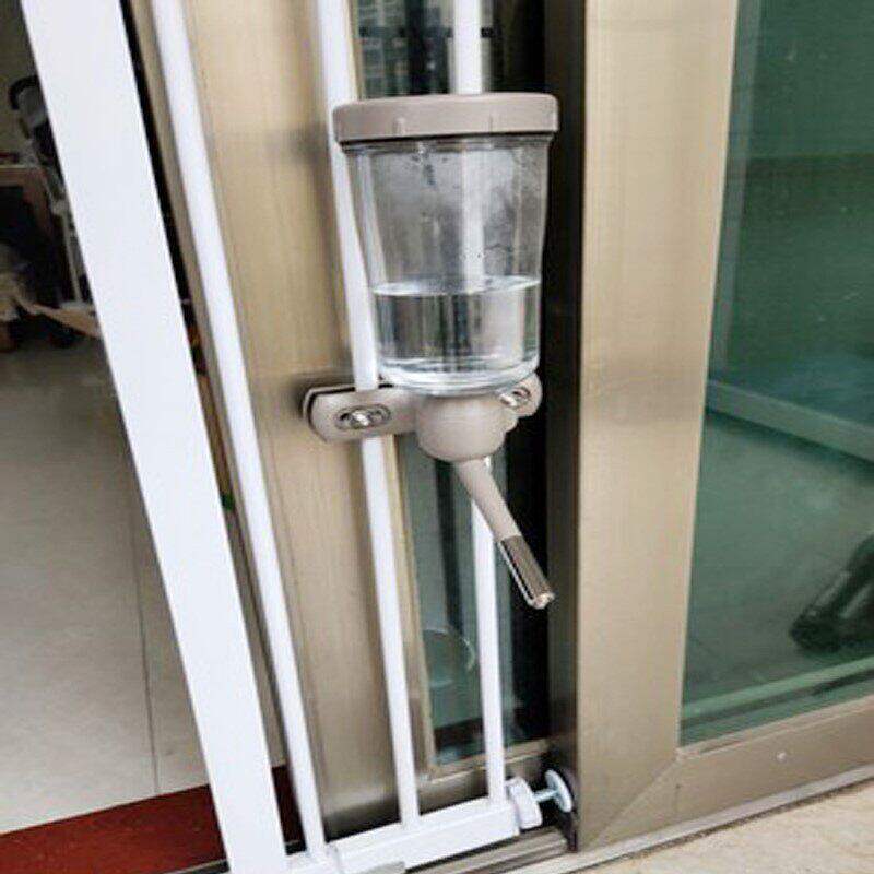 狗笼挂式中小型饮水器围栏水壶加长水嘴喝水器不湿嘴悬挂式宠物