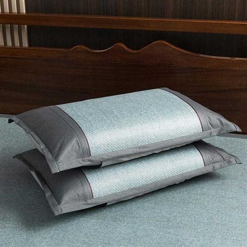 2023新款艾草双面印尼藤席三件套可水洗夏天冰丝凉席子单人二件套