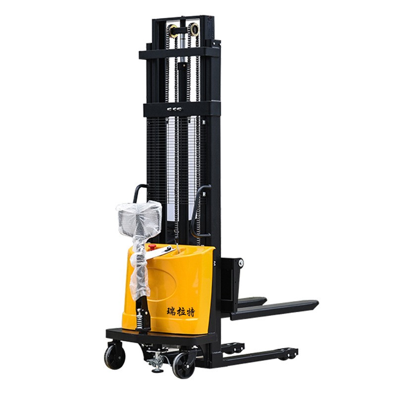 1吨2吨液压托盘堆垛车装卸电动叉车半电动升降堆高车地牛搬运车