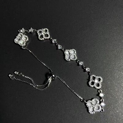 Vintage古著 【Silver four-leaf 】手链