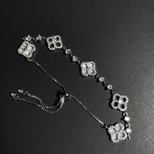 Vintage古著 【Silver four-leaf 】手链