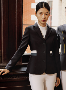 AYM爱跃马 | Pop系列女士腰间撞色骑士服马术比赛专业西服 | 预售