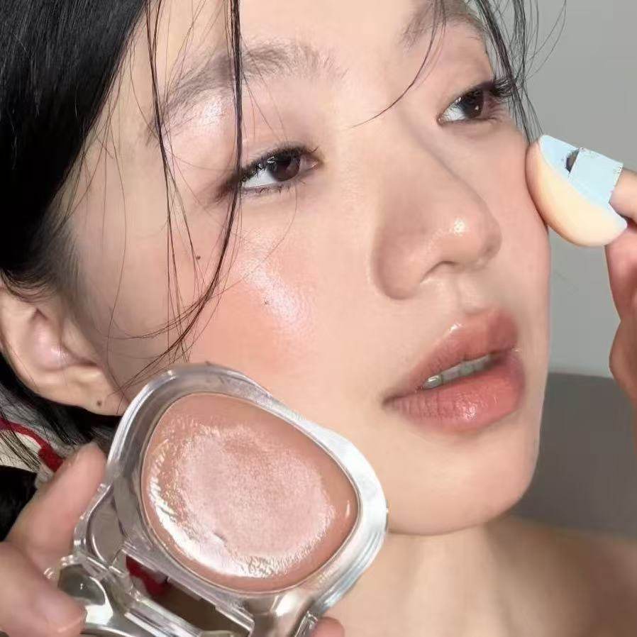 韩系水光腮红膏~日杂水光无花果色腮红高光多用膏脸提亮收缩膨胀,彩妆/香水/美妆工具,卧蚕笔,淘宝优惠券,粉丝福利购,淘宝优惠卷