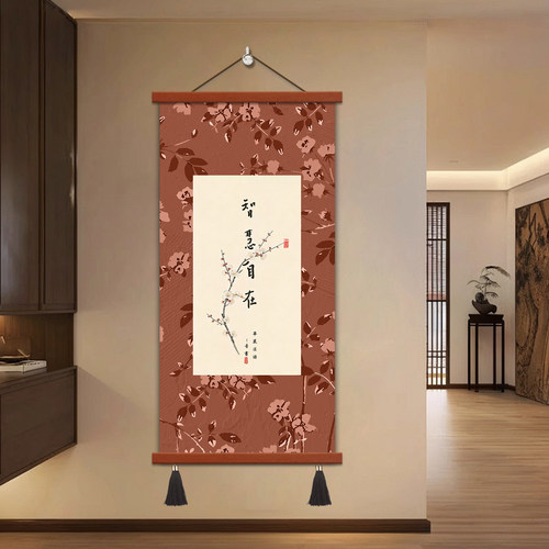 家人闲坐灯火可亲装饰画东方美学沙发背景墙民宿茶室书房艺术挂画