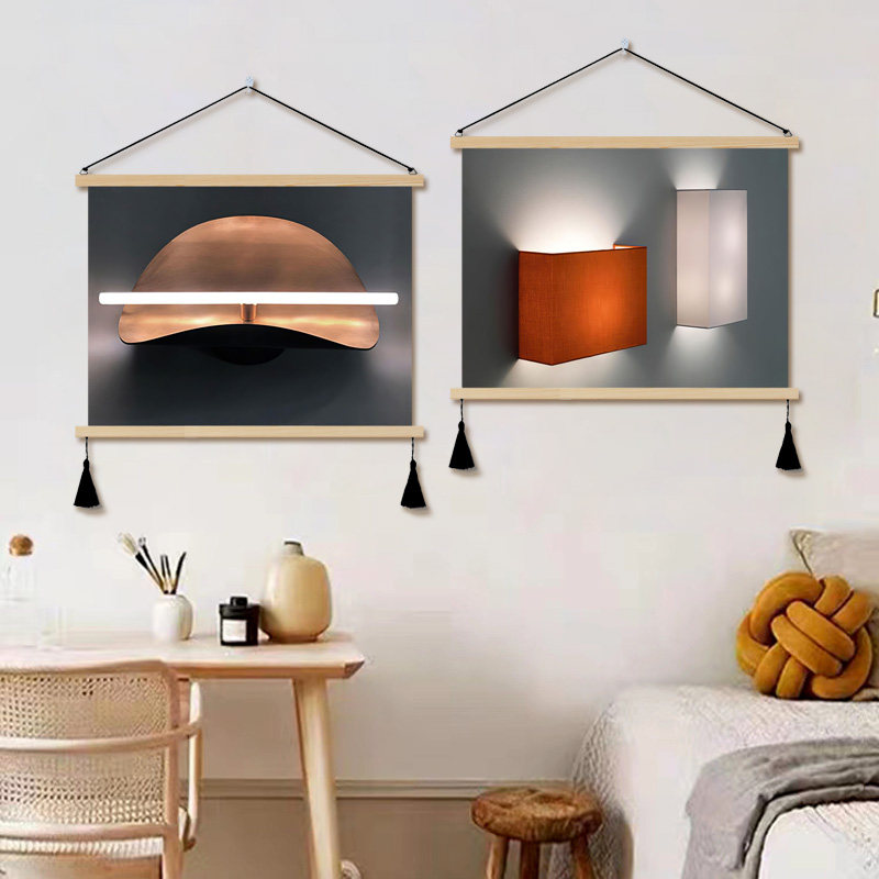 轻奢餐厅电表箱装饰画