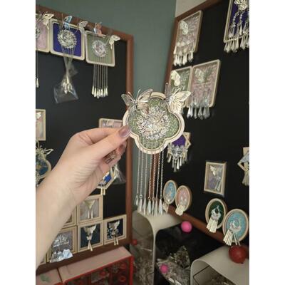 贵州文创云南仿苗银冰箱贴手工苗帽千户苗寨旅游纪念品伴手礼物