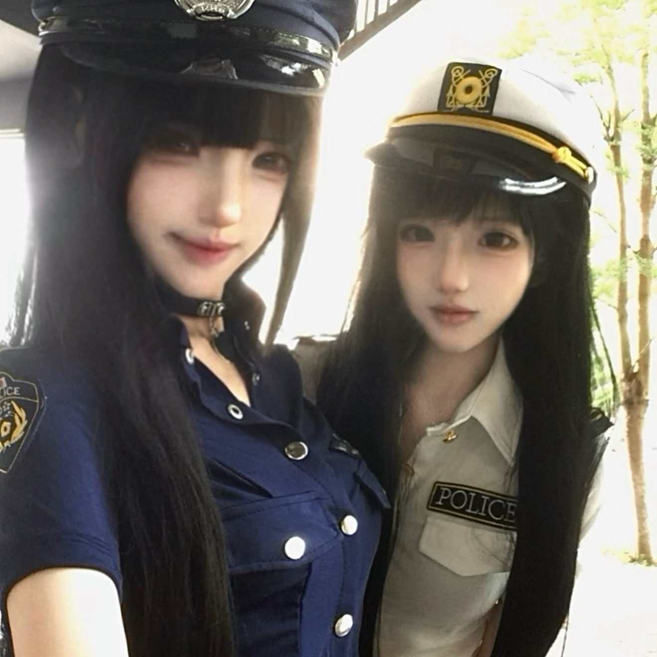 万圣节少女暴君制服性感御姐警官cos服空姐制服纯欲少萝套装皮裙