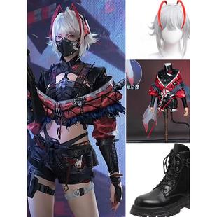 明日方舟麦晓雯联动cos服维什戴尔五周年cosplay服装c服动漫服装