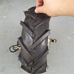 大功率无刷轮毂独轮车改装电机13x5.00-6鸡公车电机