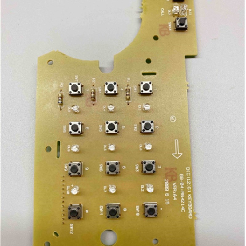 可视对讲按键板配件视得安EC12 EC17单元主机按键板维保更换