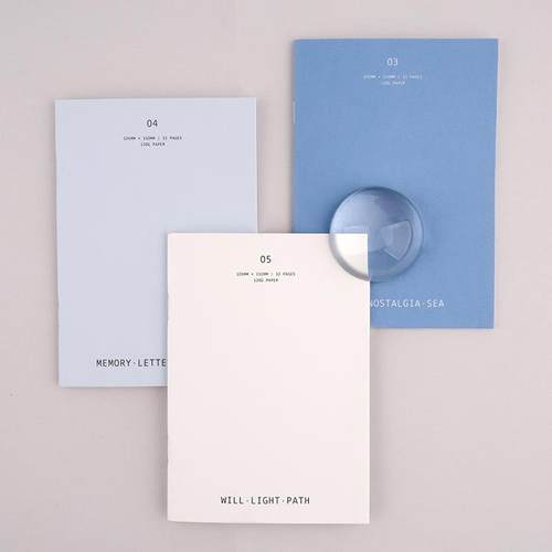 韩国DASH AND DOT简约31天手账本日记笔记事本月计画ins一天一页