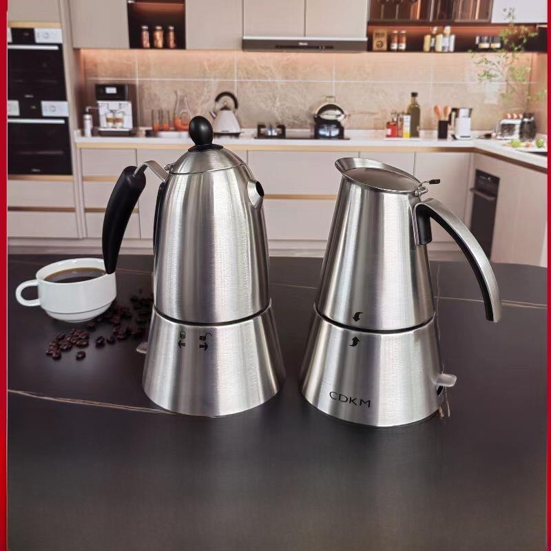 电动摩卡壶不锈钢自动断电浓缩咖啡机套装浓缩咖啡手磨套装礼品