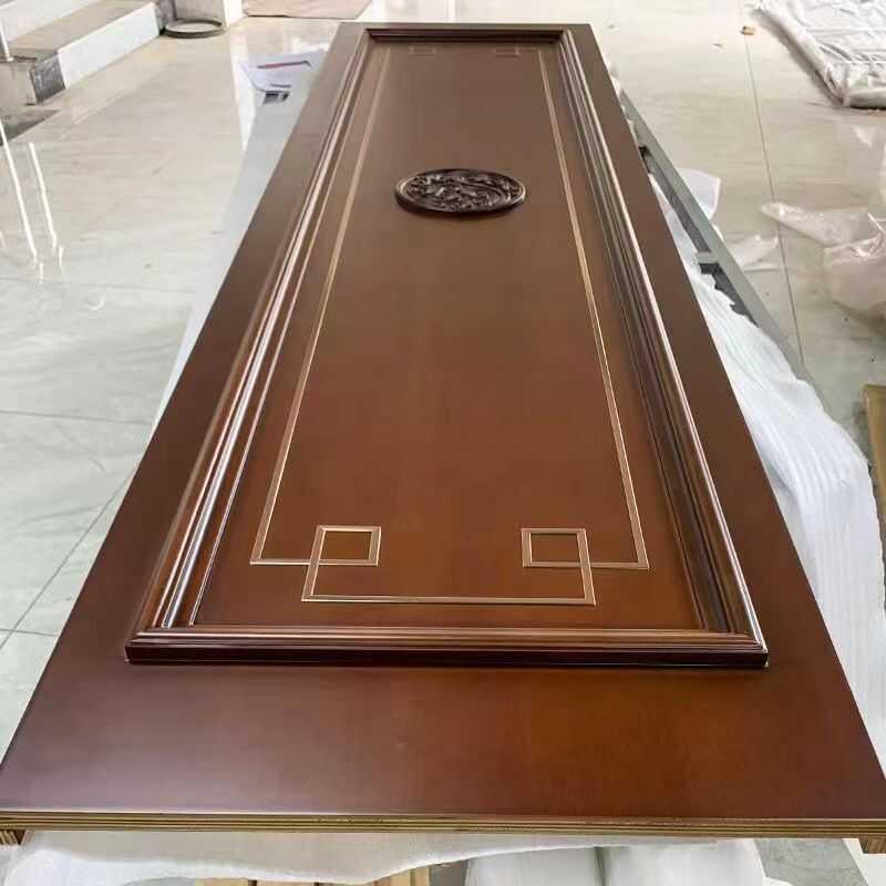 新中式实木烤漆护墙板电视背景墙边框沙发床头宋氏美学格栅板定制