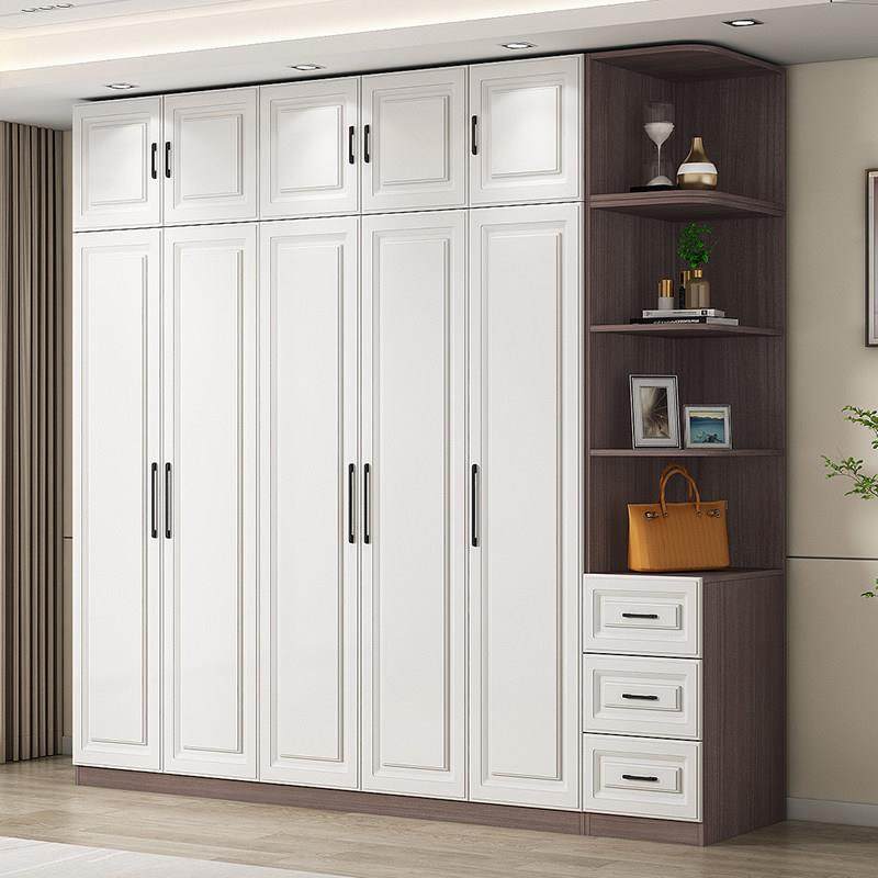 衣柜家用卧室简易轻奢实木宿舍收纳柜子现代简约多功能储物大衣橱