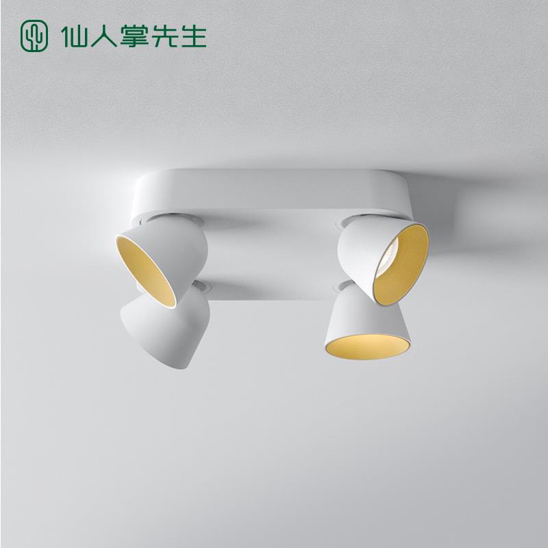 仙人掌先生风铃四头led射灯无主灯创意斗胆灯客餐厅卧室吸顶灯