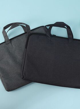 晨光ABB904C2事务包/文件包A4大容量商务经典拉链帆布公文手提包