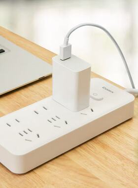 齐心PCP-W648插座/插线板(5孔+2孔）5M 办公家用宿舍安全充电排插