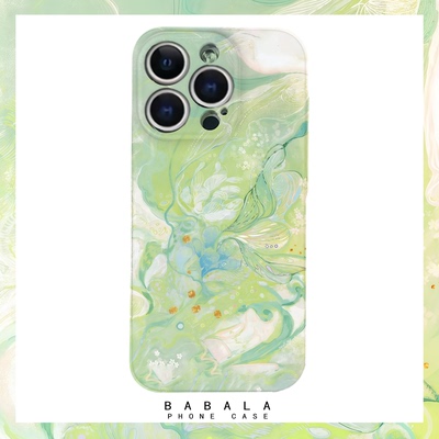 治愈抽象油画花朵小众菲林二合一手机壳适用苹果17nova14华为p70mate60小米15opporen14ovivo荣耀300iPhone16