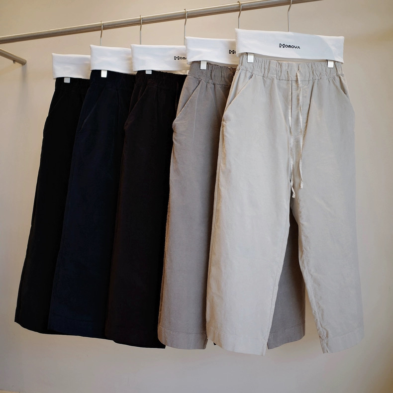 ALBUMDIFAMIGLIA丝绒休闲裤