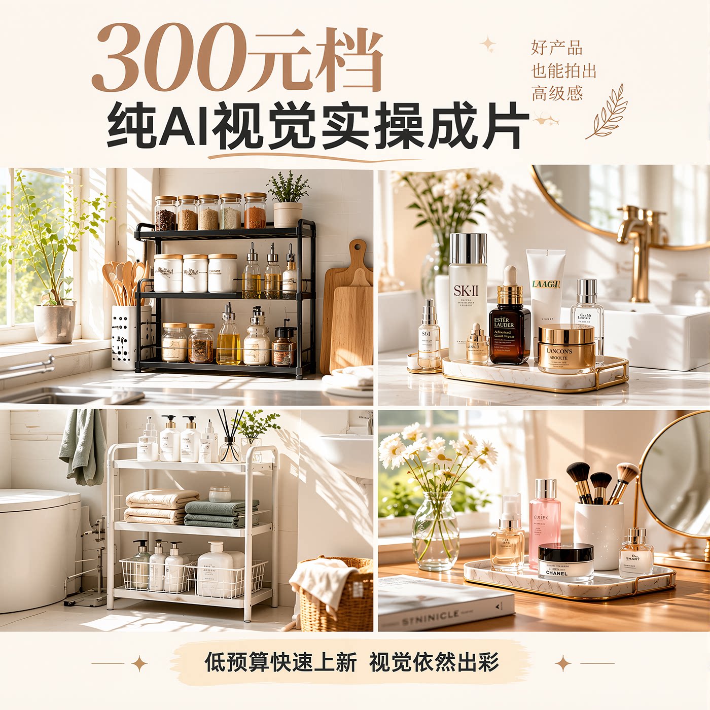 ai代出图设计电商主图生成商品2D/3D绘图