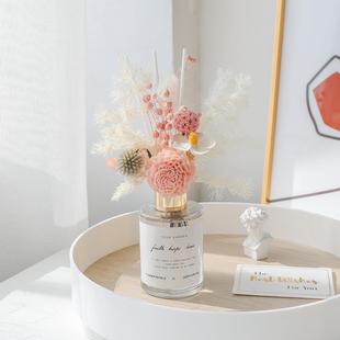 饰摆设 花艺香薰摆件ins风家用干花花束室内办公室无火香氛持久装