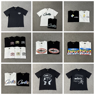 Corteiz夏季恶魔岛趣味字母短袖