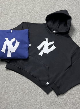 AKIMBO高街印花卫衣欧美hiphop嘻哈宽松休闲连帽开衫外套男女潮