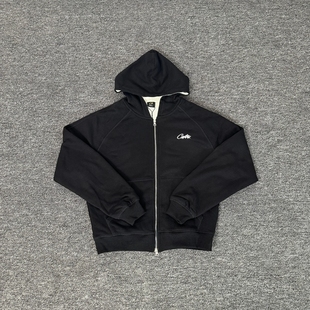 Corteiz恶魔岛简约刺绣字母美潮高街宽松开衫连帽卫衣休闲男女秋