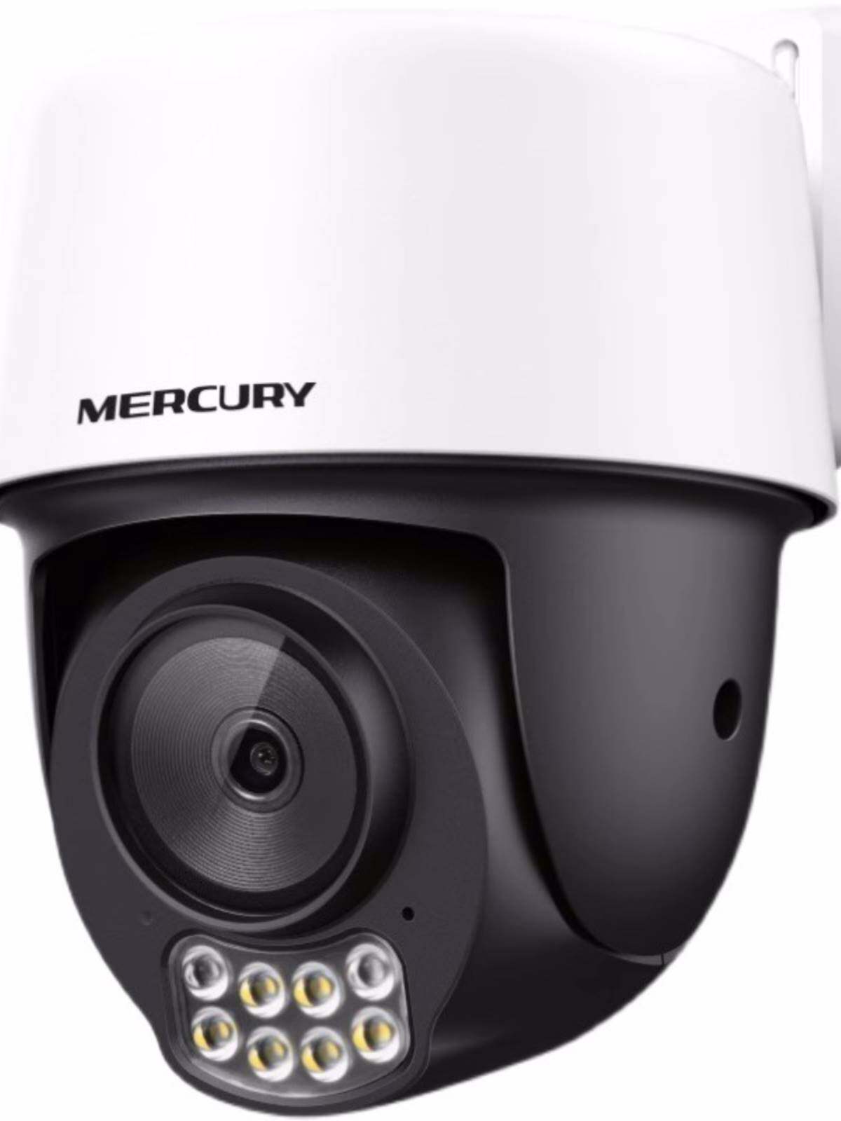 水星室外球机防水360度云台红外摄像头拾音POE供电MIPC328PW-4