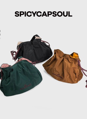 【甲壳虫】SpicyCapSoul池金物小众珠光复古美式单肩斜挎运动包