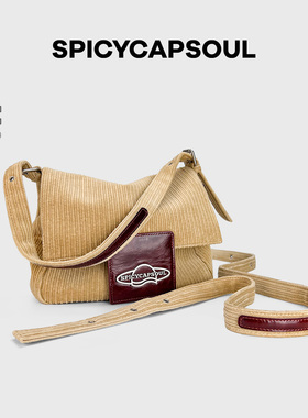 【回忆录】SpicyCapSoul原创黄油灯芯绒拼头层牛皮单肩斜挎邮差包