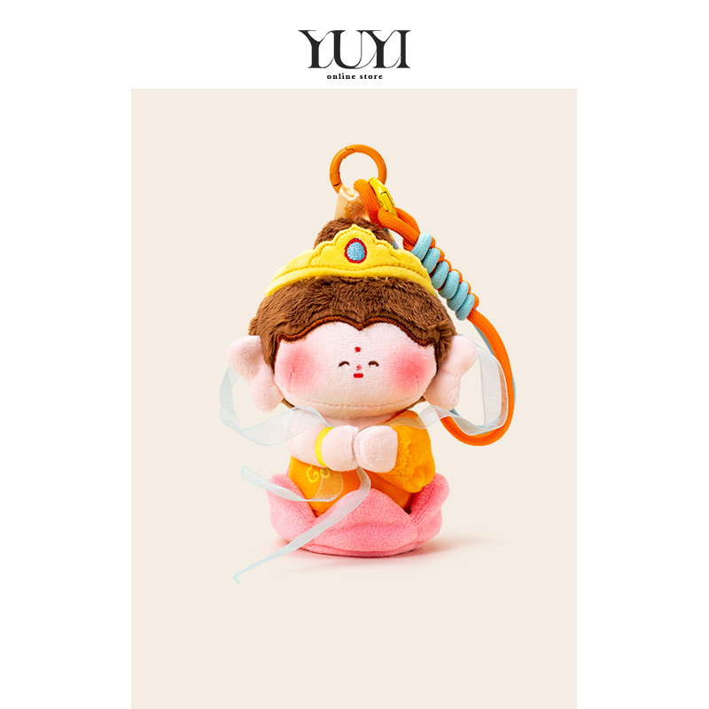 YUYI原创莲花普贤菩萨公仔包挂件